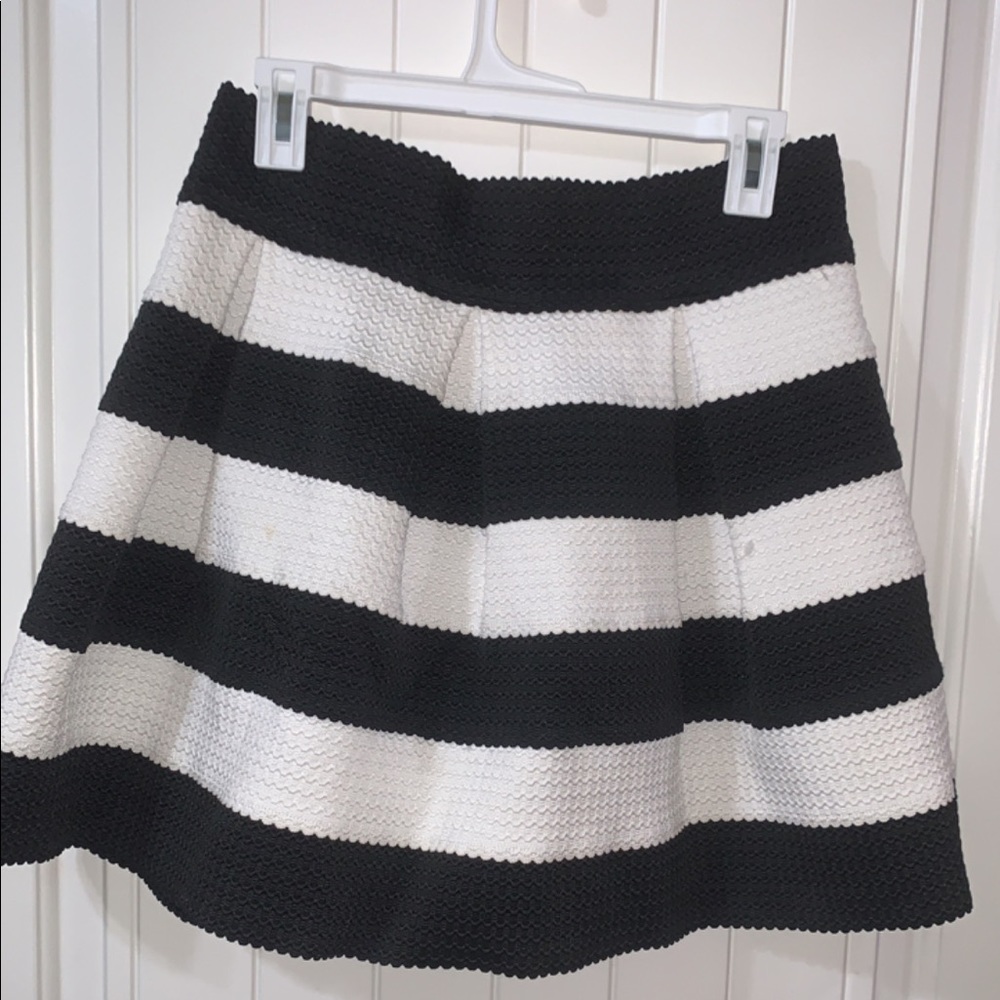 Black and white skirt